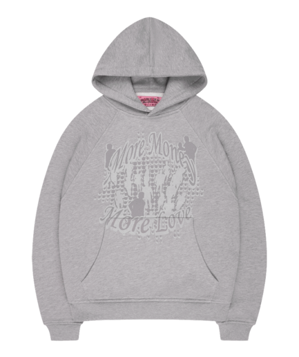 Dawn Dusk Hoodie Grey Melange