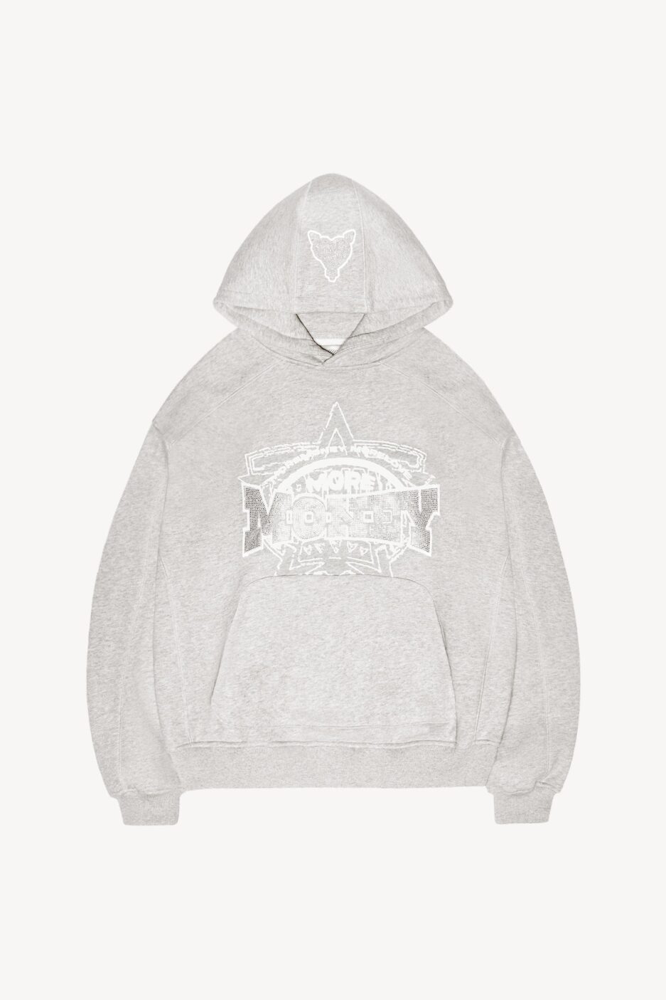 Glorious Gem Light Grey Hoodie