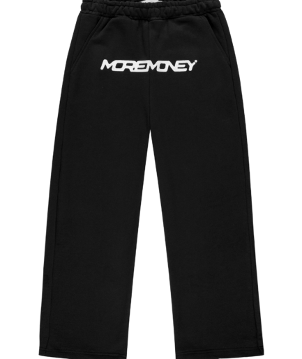 More Money Logo Joggers Black