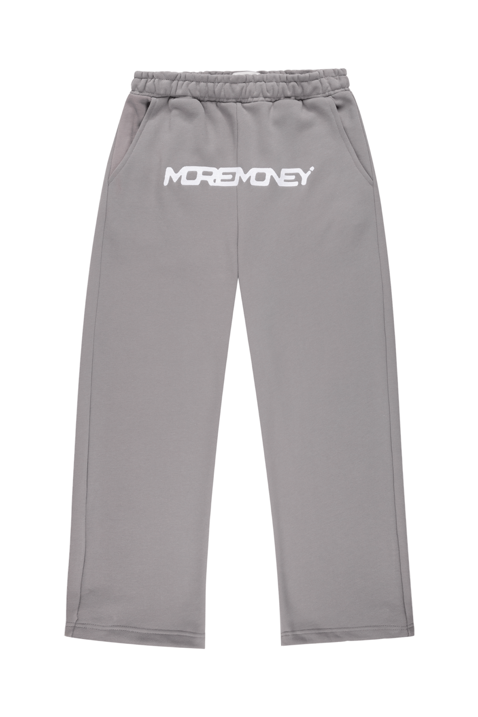 More Money Logo Jogger Ash