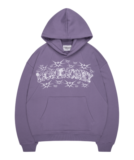 More Money Reversi Graphic Hoodie Mulled Grape Purple