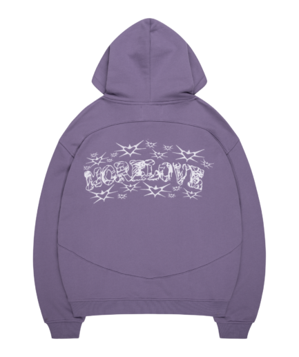 More Money Reversi Graphic Hoodie Mulled Grape Purple