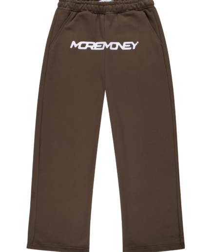 More Money Logo Jogger Brown