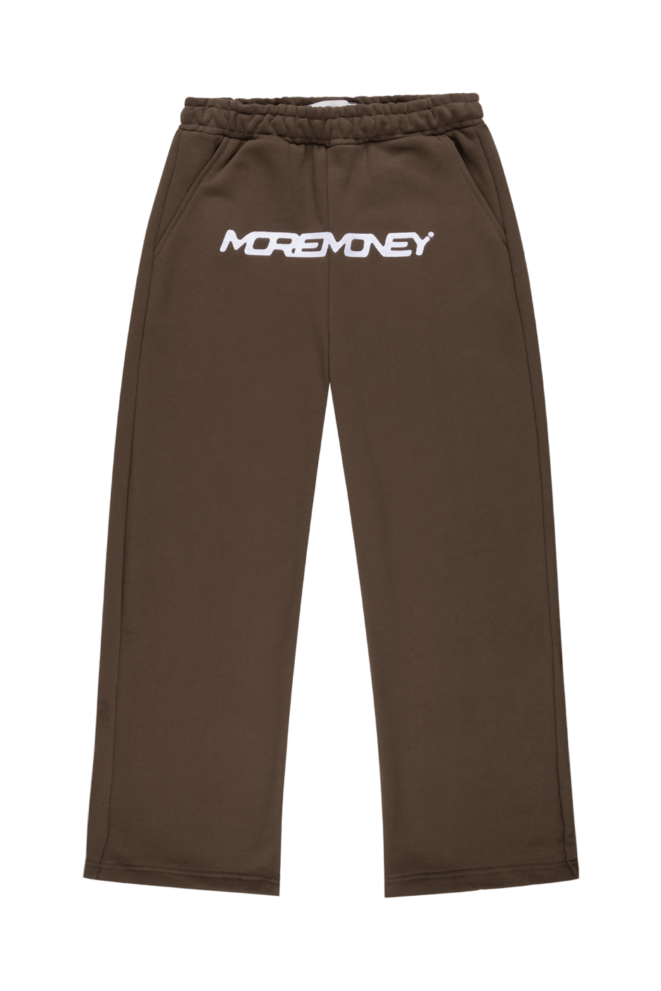 More Money Logo Jogger Brown